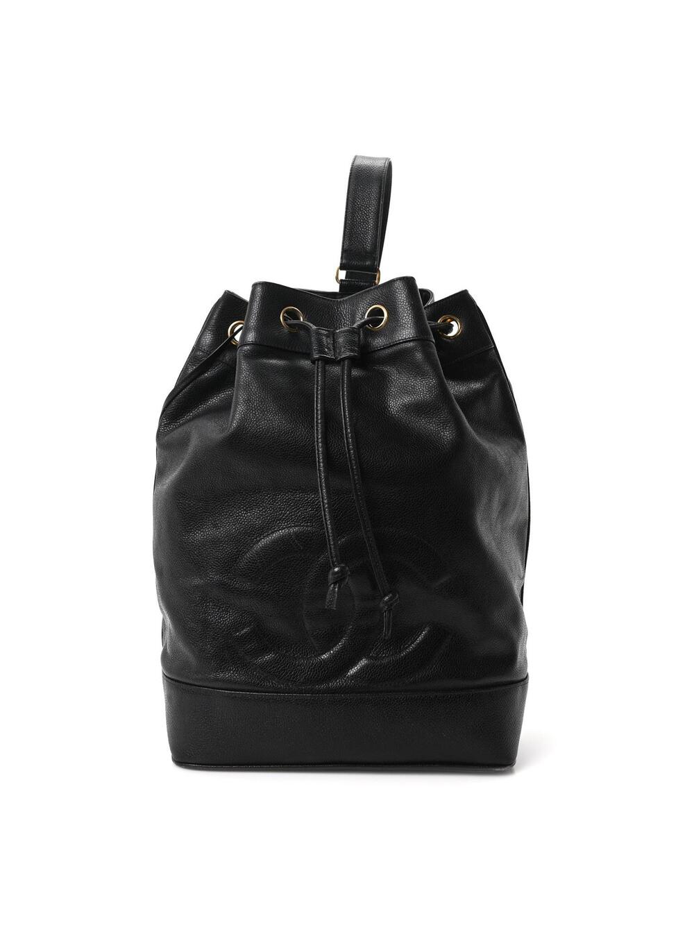 Chanel Caviar Sling Backpack Black #347346C11B